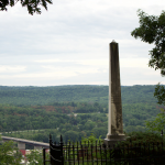 View of Owego from the cemetery on the hill