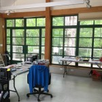 Weir Farm Art Center - Studio windows