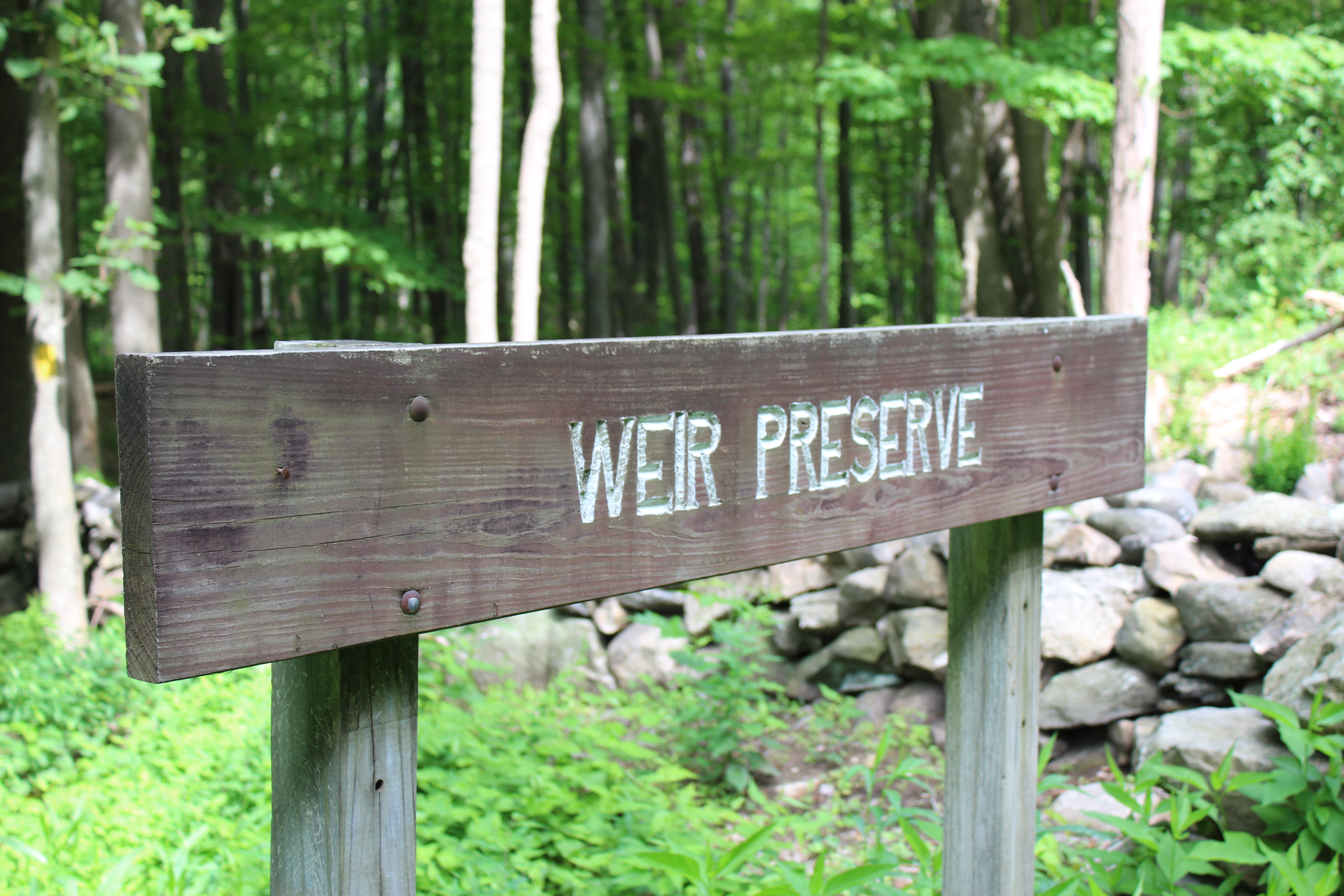 Weir preserve