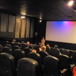 movie theatre interior with people