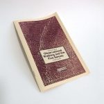 cover of a zine printed in maroon on cream paper