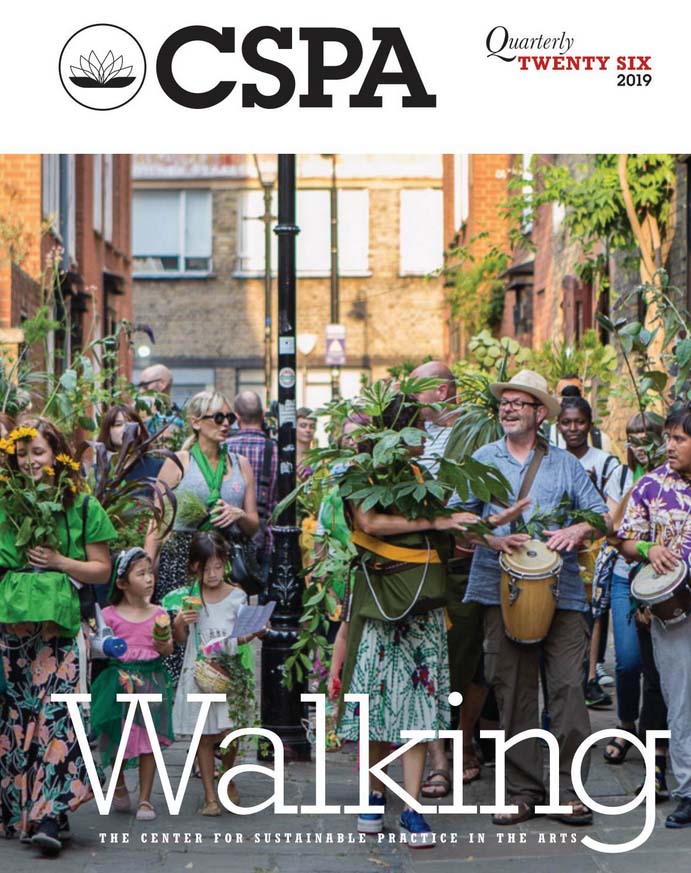 cover of CSPA journal on walking