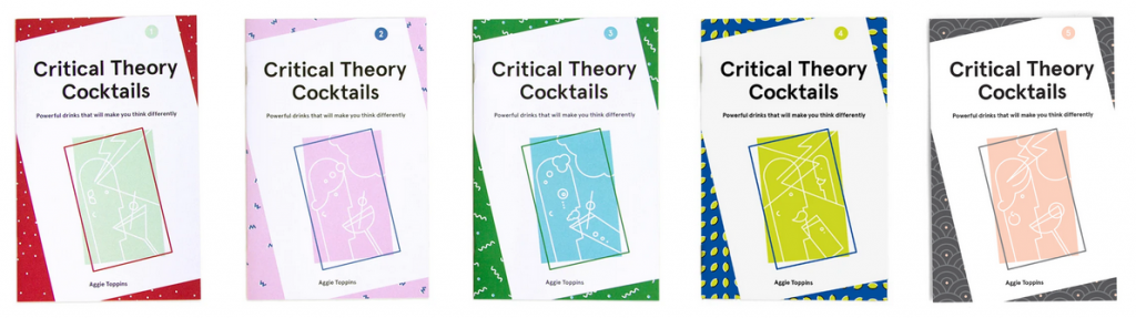 five Critical Theory Cocktail zine covers